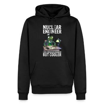 Erneuerbare Nukleare Spruch für Nukleartechnik - Männer Premium Bio Hoodie - Schwarz - Vorne - Nico (187cm)