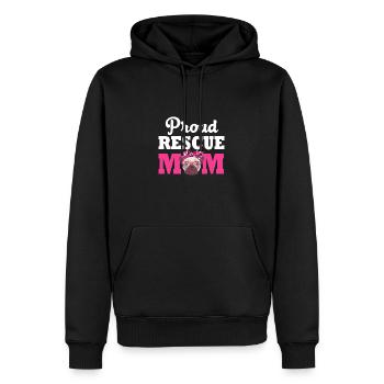 Dog Rescue Animal Rights Animal Rescue Animal Shelter - Herre Premium økologisk hoodie - sort - Foran - Nico (187cm)