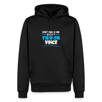 Chanukkah - Männer Premium Bio Hoodie - Schwarz - Vorne - Nico (187cm)