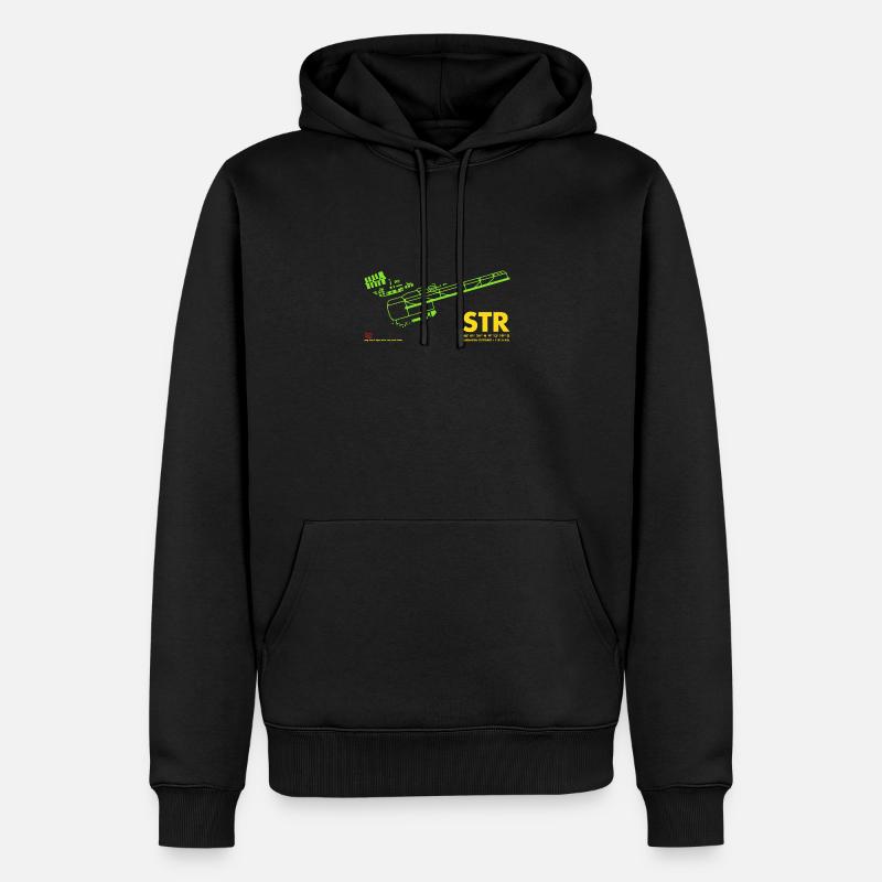 STR stuttgart gg - Sweat à capuche Premium bio Homme - noir