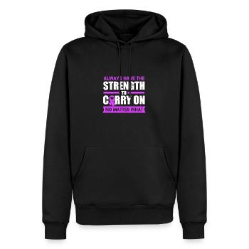 Autoimmunkrankheit - Männer Premium Bio Hoodie - Schwarz - Vorne - Nico (187cm)