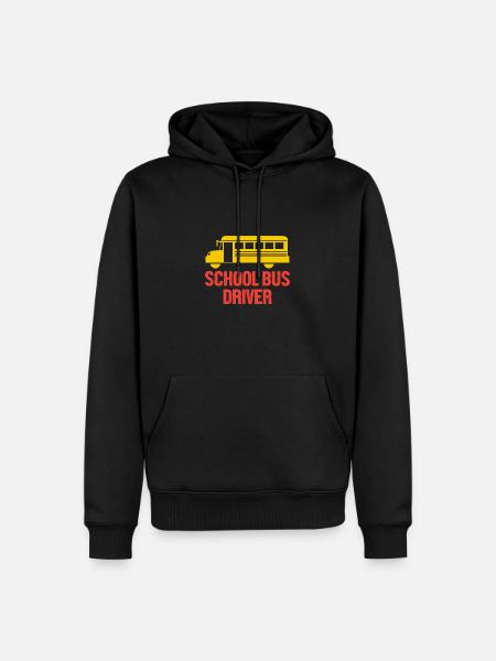 School Bus Driver School Bus - Men’s Premium Organic Hoodie - black