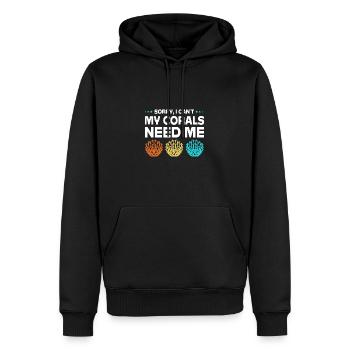 Aquarium Aquarist - Männer Premium Bio Hoodie - Schwarz - Vorne - Nico (187cm)