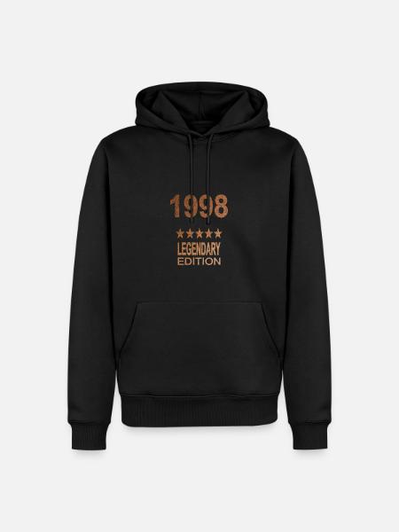 Legendary 1998 Edition - Men’s Premium Organic Hoodie - black