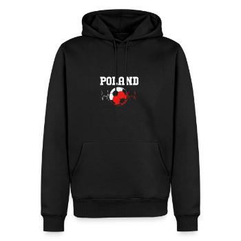Polen Polnisch - Männer Premium Bio Hoodie - Schwarz - Vorne - Nico (187cm)