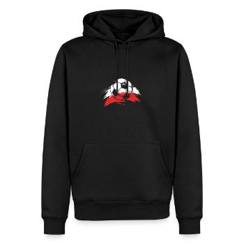 Polen Polnisch - Männer Premium Bio Hoodie - Schwarz - Vorne - Nico (187cm)