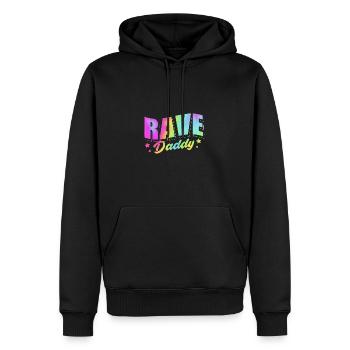 Rave Raver Techno music Techno bass Mischpult - Männer Premium Bio Hoodie - Schwarz - Vorne - Nico (187cm)
