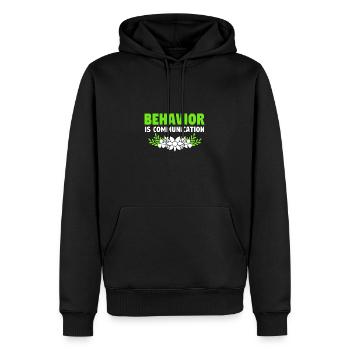 Schulpsychologe - Männer Premium Bio Hoodie - Schwarz - Vorne - Nico (187cm)
