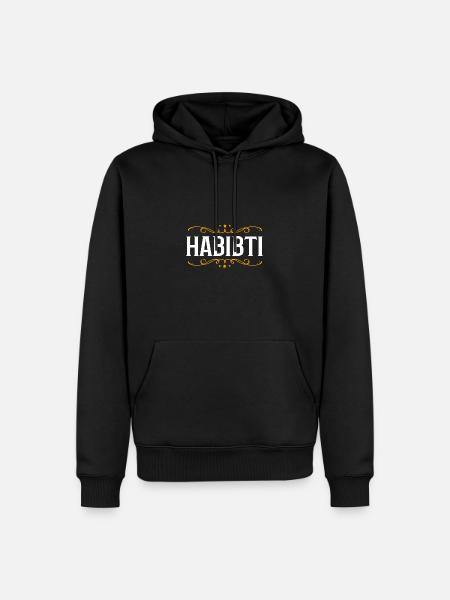Muslim Habibi - Men’s Premium Organic Hoodie - black