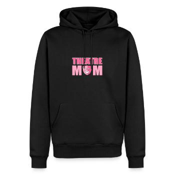 Theater Mama Mutter - Männer Premium Bio Hoodie - Schwarz - Vorne - Nico (187cm)