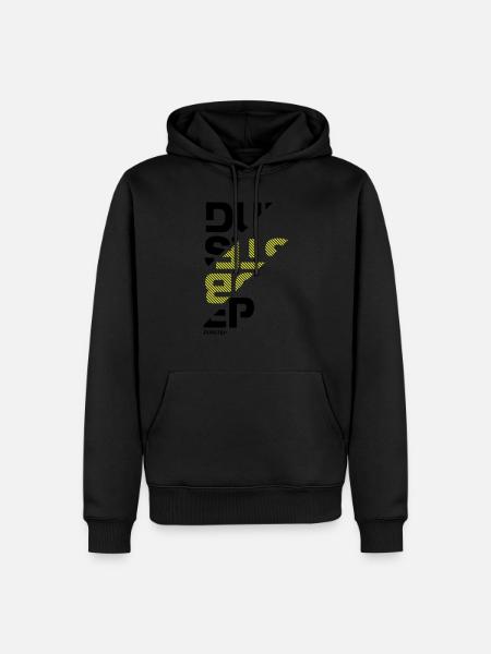 Dubstep tranches - Sweat à capuche Premium bio Homme - noir
