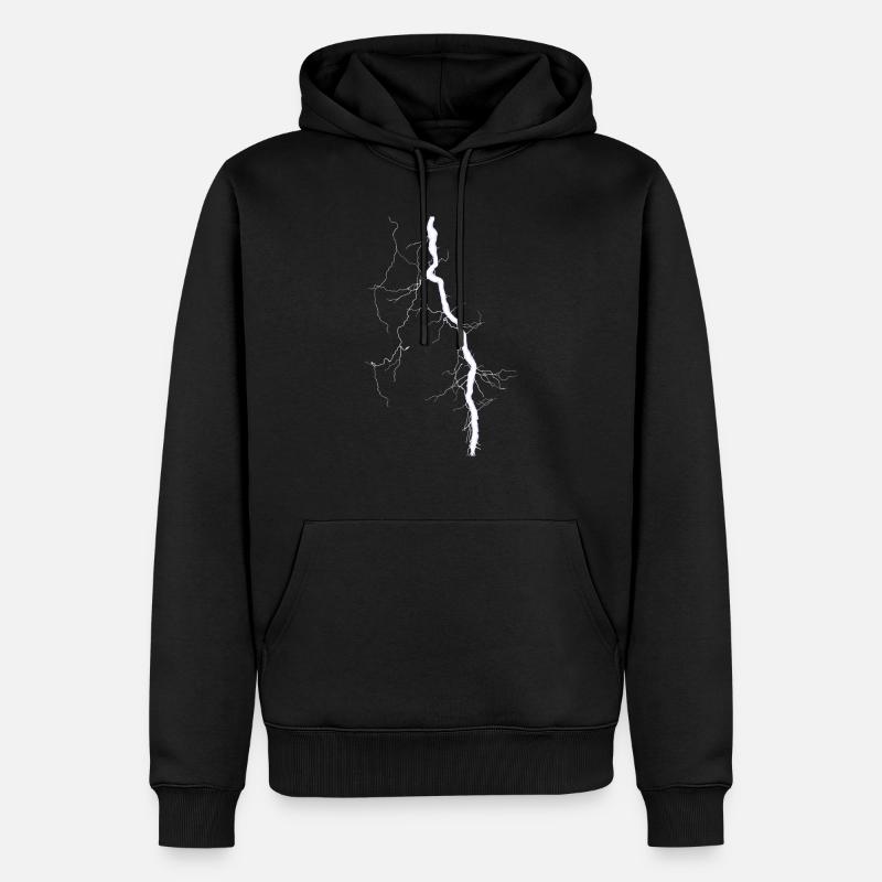 Blitz - Männer Premium Bio Hoodie - Schwarz