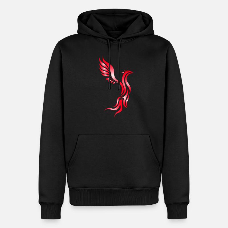 Phoenix Fantasy Magic Gift Wizard - Sweat à capuche Premium bio Homme - noir
