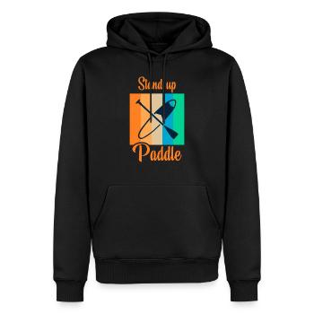 Standup Paddle - Men’s Premium Organic Hoodie - black - Front - Nico (187cm)