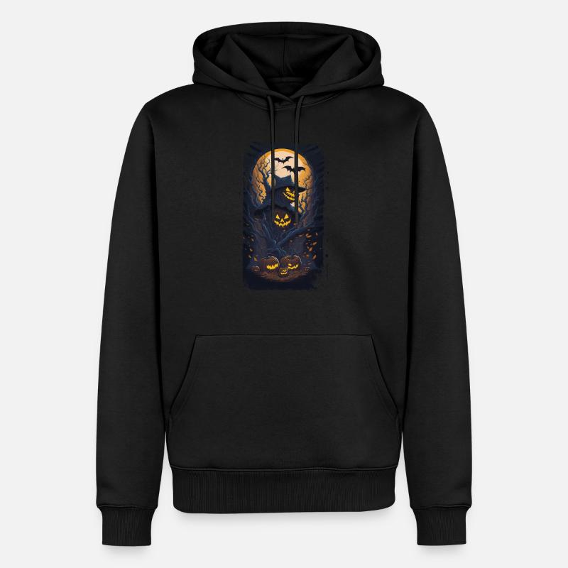 Joyeux Halloween I Cadeau - Sweat à capuche Premium bio Homme - noir
