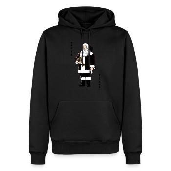 I Got Santa Ver 2 - Men’s Premium Organic Hoodie - black - Front - Nico (187cm)
