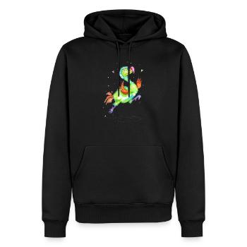 Gute Laune Dodo - Männer Premium Bio Hoodie - Schwarz - Vorne - Nico (187cm)