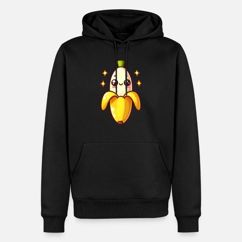 Banane Mignone - Sweat à capuche Premium bio Homme - noir