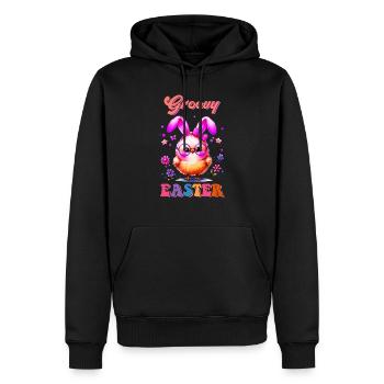 Easter Easter Bunny Easter Eve Easter Sunday Easter Egg Spring - Men’s Premium Organic Hoodie - black - Front - Nico (187cm)