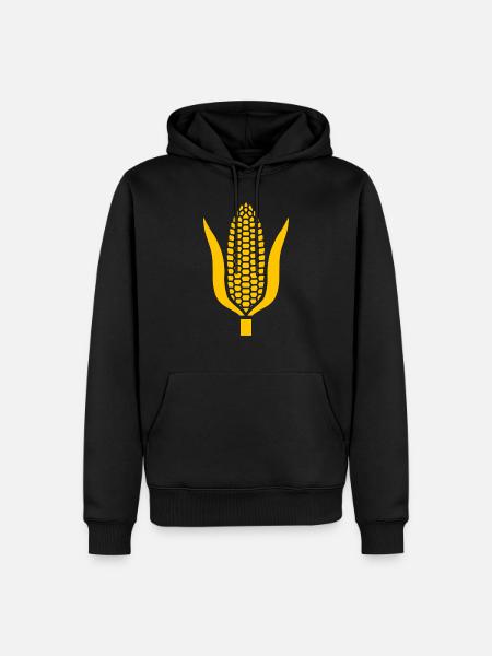 épi de maïs - Sweat à capuche Premium bio Homme - noir