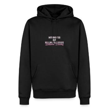 Walzer Paartanz - Männer Premium Bio Hoodie - Schwarz - Vorne - Nico (187cm)
