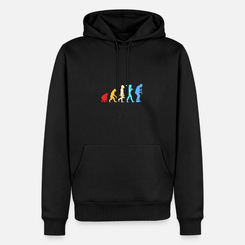 Klarinette - Männer Premium Bio Hoodie - Schwarz