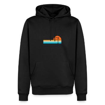 Crane operator crane - Men’s Premium Organic Hoodie - black - Front - Nico (187cm)