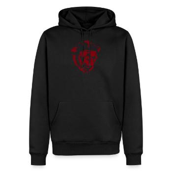 Monkey with sunglasses - Men’s Premium Organic Hoodie - black - Front - Nico (187cm)