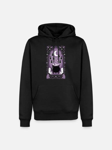 Cauldron: Magic Crystals - Men’s Premium Organic Hoodie - black