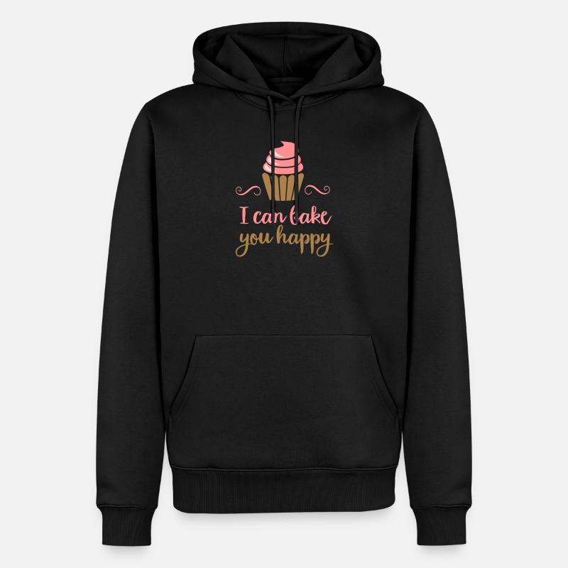 cuire - Sweat à capuche Premium bio Homme - noir