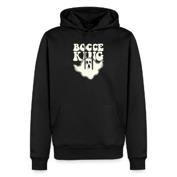 Bocce King Boules Ball Halloween Costume Boule Bocce - Men’s Premium Organic Hoodie - black - Front - Nico (187cm)