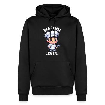 Bester Koch aller Zeiten - Männer Premium Bio Hoodie - Schwarz - Vorne - Nico (187cm)
