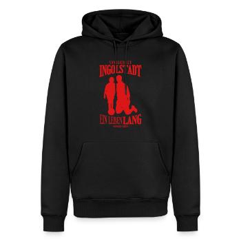 Ingolstadt Football Cadeau de famille - Sweat à capuche Premium bio Homme - noir - Devant - Nico (187cm)