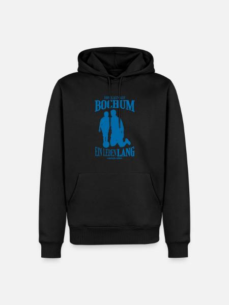 Bochum Fußball Fans Geschenk - Männer Premium Bio Hoodie - Schwarz