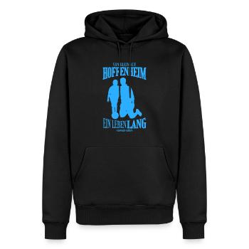 Hoffenheim Football Fans Cadeau - Sweat à capuche Premium bio Homme - noir - Devant - Nico (187cm)