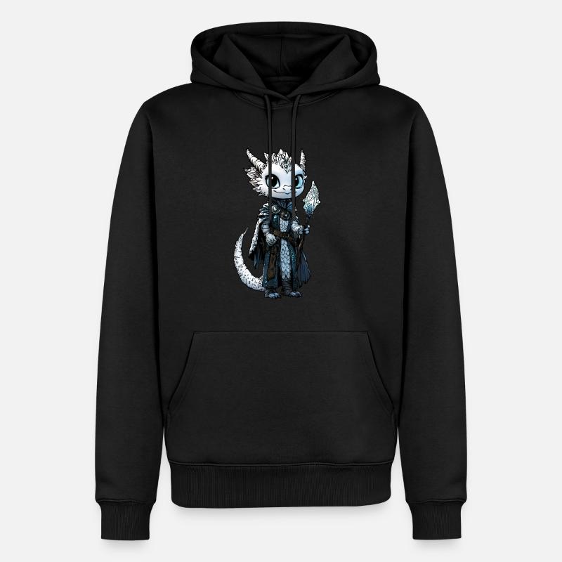Zauberer Drachenblut - Männer Premium Bio Hoodie - Schwarz
