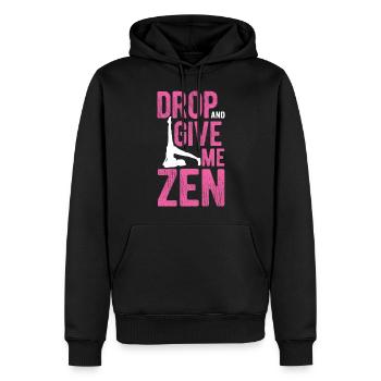 Yogalehrer Spruch Für Yogi Yoga - Männer Premium Bio Hoodie - Schwarz - Vorne - Nico (187cm)