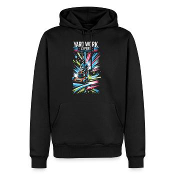 Yard Work Expert 15 - Männer Premium Bio Hoodie - Schwarz - Vorne - Nico (187cm)