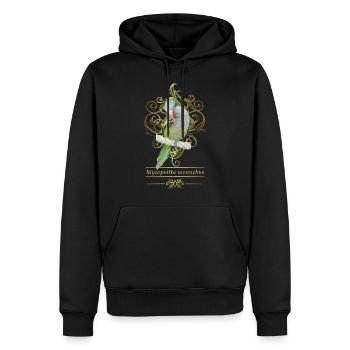 Argentinischer Sittich - Männer Premium Bio Hoodie - Schwarz - Vorne - Nico (187cm)