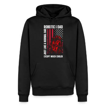 Maschine Mechaniker Ingenieur Techniker - Männer Premium Bio Hoodie - Schwarz - Vorne - Nico (187cm)