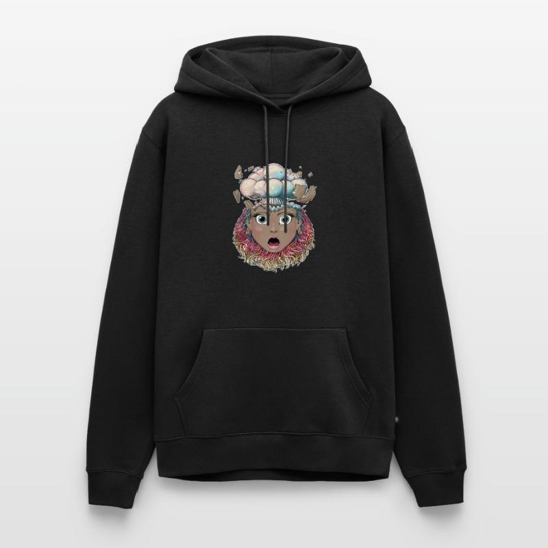 Reva Prisma exploding head face Men’s Premium Organic Hoodie