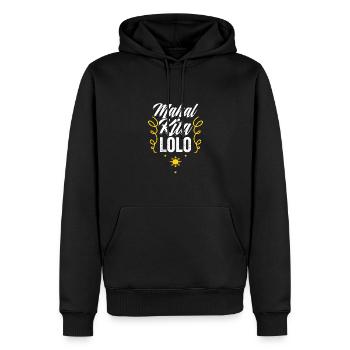 Génial Mahal Kita Lolo pour Pinoy Pride philippin - Sweat à capuche Premium bio Homme - noir - Devant - Nico (187cm)