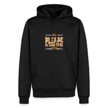 Awesome Repairman Please Be Kind To Me A - Men’s Premium Organic Hoodie - black - Front - Nico (187cm)