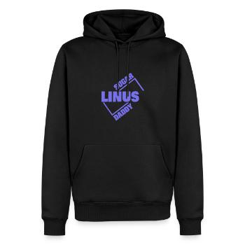 Linus als Sugardaddy - Männer Premium Bio Hoodie - Schwarz - Vorne - Nico (187cm)