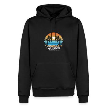Teacher Summer Recharge Required Last Day Of - Männer Premium Bio Hoodie - Schwarz - Vorne - Nico (187cm)