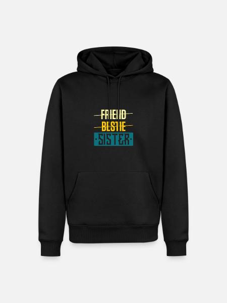 Girlfriend Sister - Men’s Premium Organic Hoodie - black