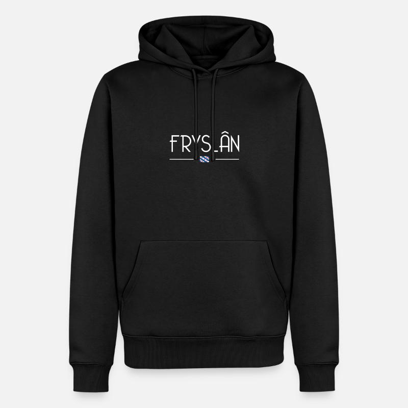 Fryslan - Sweat à capuche Premium bio Homme - noir