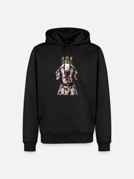 Dalmatian - Men’s Premium Organic Hoodie - black