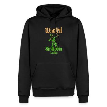 Sir Robin of Loxley - Männer Premium Bio Hoodie - Schwarz - Vorne - Nico (187cm)