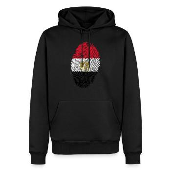 Ägypten - Männer Premium Bio Hoodie - Schwarz - Vorne - Nico (187cm)